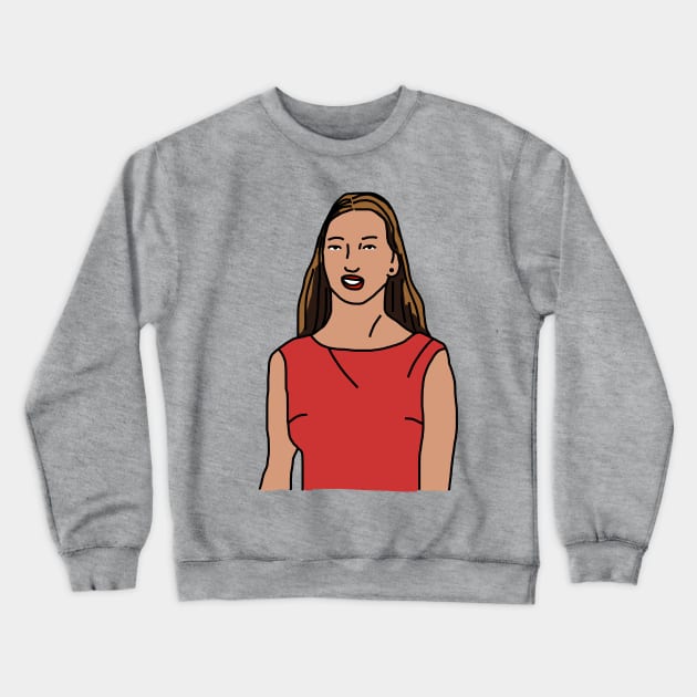 Distracted Boyfriend Meme Mystery Woman Crewneck Sweatshirt by ellenhenryart